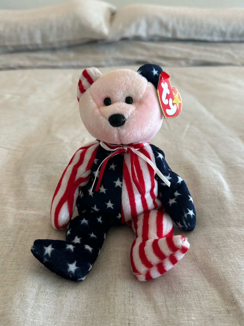 Spangle Bear Beanie Baby